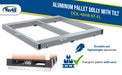 Vestil DOL-4848-6T-FL aluminum pallet dolly with tilt & floor lock feature overview 3