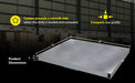 Vestil DOL-ST-4048-10T aluminum pallet dolly with solid top tilt feature overview 2