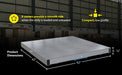 Vestil DOL-ST-4242-8T aluminum pallet dolly with solid top tilt feature overview 1