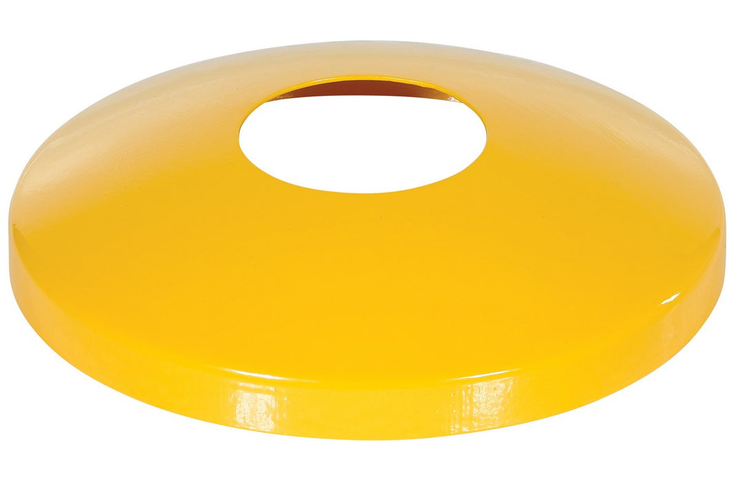 Vestil DOME-4.5 Steel Protective Dome Cover For 4.5 in. Bollards Yellow