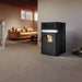 Drolet ECO-65R pellet stove - front view