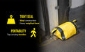 Vestil DRAFT-18-YL vinyl dock seal draft blocker feature overview 2