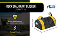 Vestil DRAFT-18 vinyl dock seal draft blocker feature overview 1