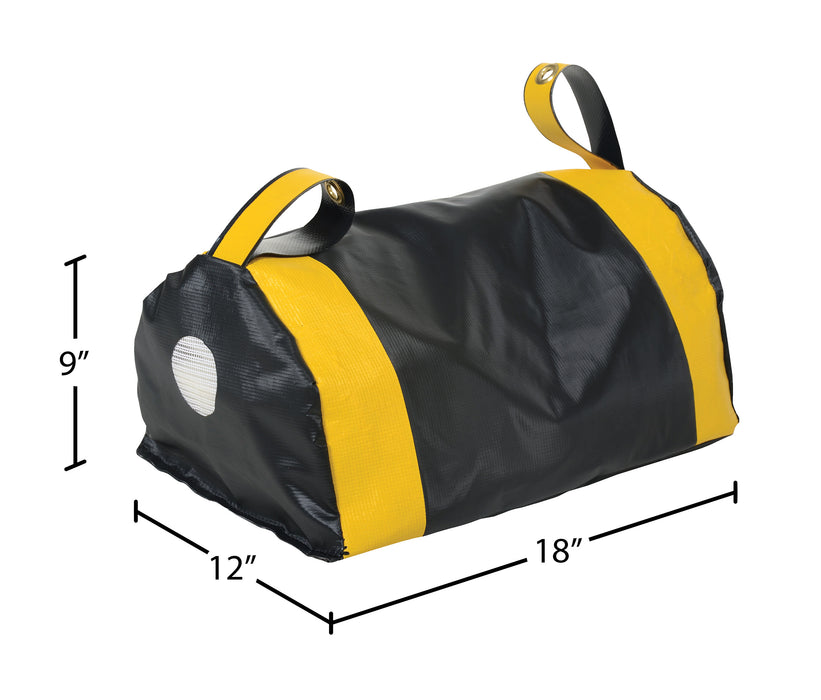 Vestil DRAFT-18 vinyl dock seal draft blocker dimensions diagram