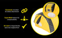 Vestil DRAFT-24-YL vinyl dock seal draft blocker feature overview 3
