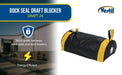 Vestil DRAFT-24 vinyl dock seal draft blocker feature overview 1