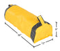 Vestil DRAFT-36-YL vinyl dock seal draft blocker dimensions diagram