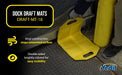 Vestil DRAFT-MT-18 vinyl dock draft mats feature overview 1