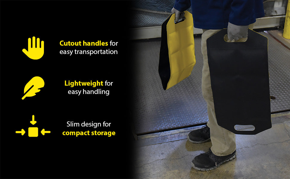 Vestil DRAFT-MT-18 vinyl dock draft mats feature overview 2