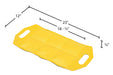 Vestil DRAFT-MT-18 vinyl dock draft mats dimensions diagram
