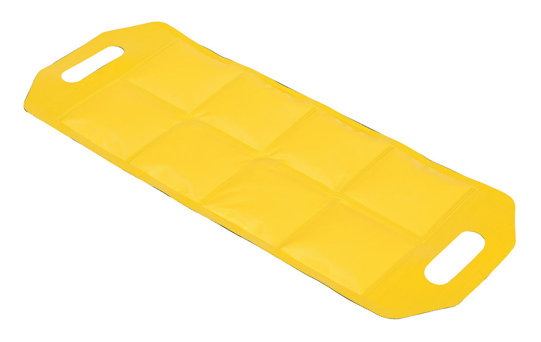 Vestil DRAFT-MT-24 Vinyl Dock Draft Mats 24 in. Usable Length Black / Yellow