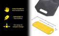 Vestil DRAFT-MT-24 vinyl dock draft mats feature overview 2