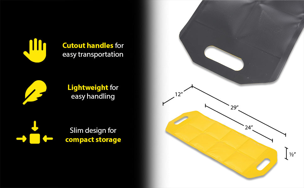 Vestil DRAFT-MT-24 vinyl dock draft mats feature overview 2
