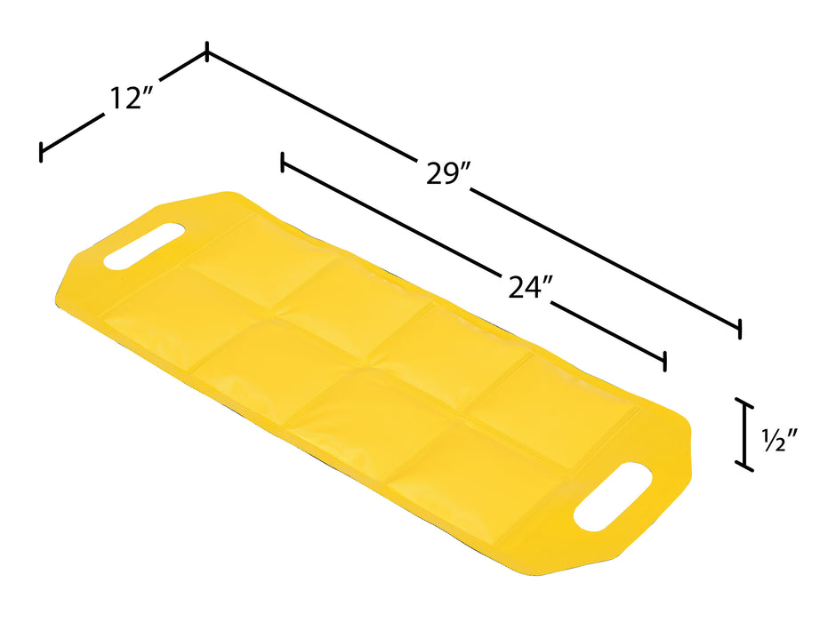 Vestil DRAFT-MT-24 vinyl dock draft mats dimensions diagram