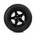 MODZ Drift 12x7 Glossy Black & Gladiator Golf A/P Tire Combo golf cart wheel and tire – view 3
