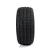 MODZ Drift 12x7 Glossy Black & Gladiator Golf A/P Tire Combo golf cart wheel and tire – view 2