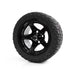 MODZ Drift 12x7 Glossy Black & X Comp X/T Tire Combo golf cart wheel and tire – view 6