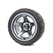 MODZ Drift 12x7 Gunmetal & X Comp X/T Tire Combo golf cart wheel and tire