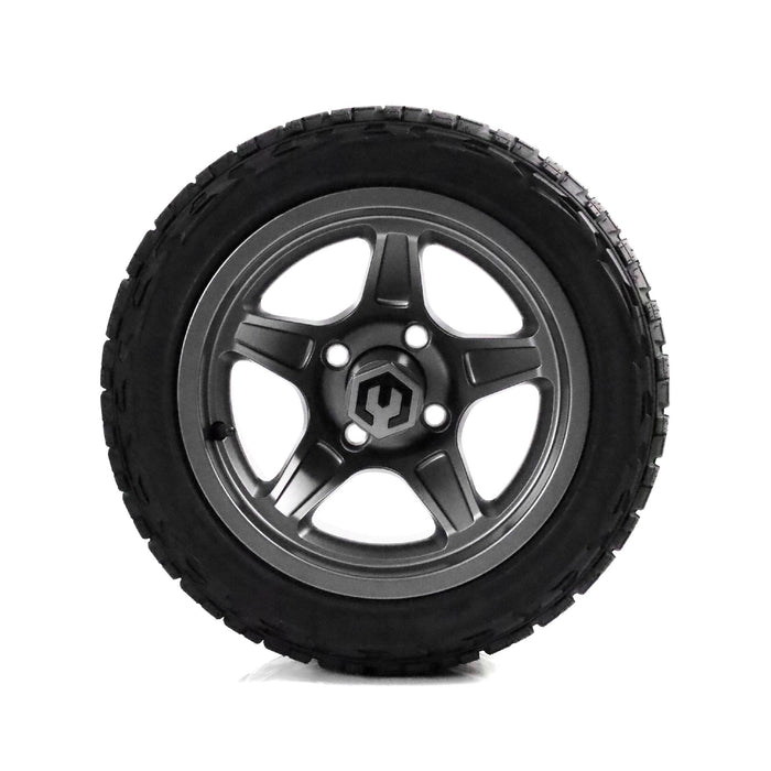 MODZ Drift 12x7 Gunmetal & X Comp X/T Tire Combo golf cart wheel and tire – view 5