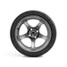 MODZ Drift 14x7 Gunmetal & X Comp A/T Tire Combo golf cart wheel and tire – view 3