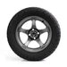 MODZ Drift 14x7 Gunmetal & X Comp A/T Tire Combo golf cart wheel and tire – view 6