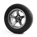 MODZ Drift 14x7 Gunmetal & X Comp A/T Tire Combo golf cart wheel and tire – view 4