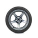 MODZ Drift 14x7 Gunmetal & X Comp H/T Tire Combo golf cart wheel and tire – view 3