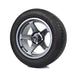 MODZ Drift 14x7 Gunmetal & X Comp H/T Tire Combo golf cart wheel and tire – view 4