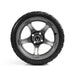MODZ Drift 14x7 Gunmetal & X Comp X/T Tire Combo golf cart wheel and tire – view 3