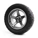 MODZ Drift 14x7 Gunmetal & X Comp X/T Tire Combo golf cart wheel and tire – view 4