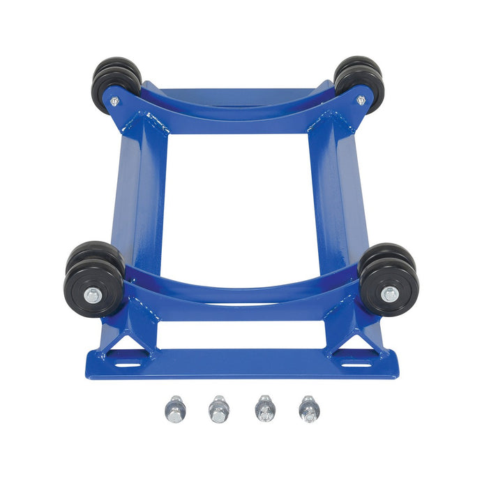 Vestil DRK-PRDC-42-R steel revolving drum cradle for drum storage racks blue - view 3