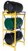 Vestil DRK-PRDC-42-R steel revolving drum cradle for drum storage racks blue - view 6