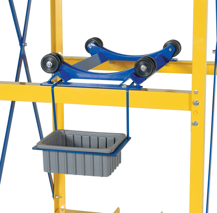 Vestil DRK-PRDC-42-R steel revolving drum cradle for drum storage racks blue - view 7
