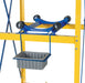 Vestil DRK-PRDC-42-R steel revolving drum cradle for drum storage racks blue - view 7