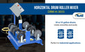 Vestil DRM-H-3055 steel horizontal drum roller mixer feature overview 4