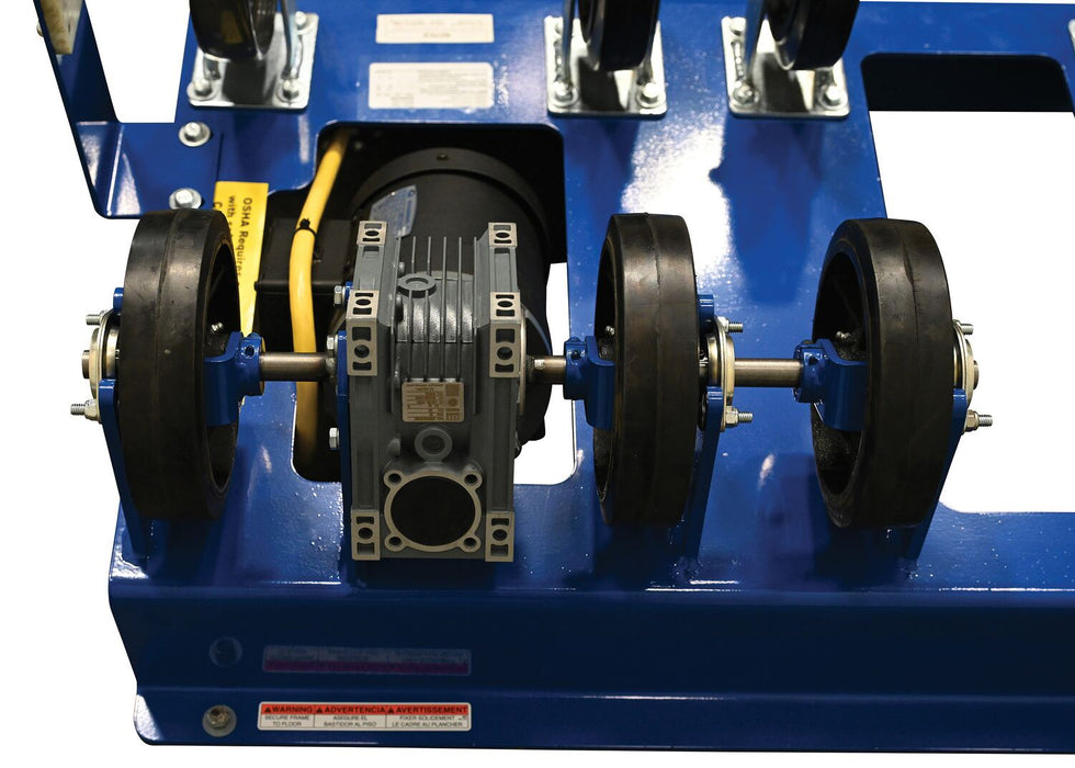 Vestil DRM-H-3055 steel horizontal drum roller mixer - view 10