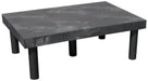 Vestil DRP-S-3624 Polyethylene Solid Top Dunnage Rack 36 in. x 24 in. 700 lb. Capacity Black