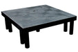 Vestil DRP-S-3636 Polyethylene Solid Top Dunnage Rack 36 in. x 36 in. 1,000 lb. Capacity Black