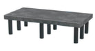 Vestil DRP-S-4824 Polyethylene Solid Top Dunnage Rack 48 in. x 24 in. 900 lb. Capacity Black