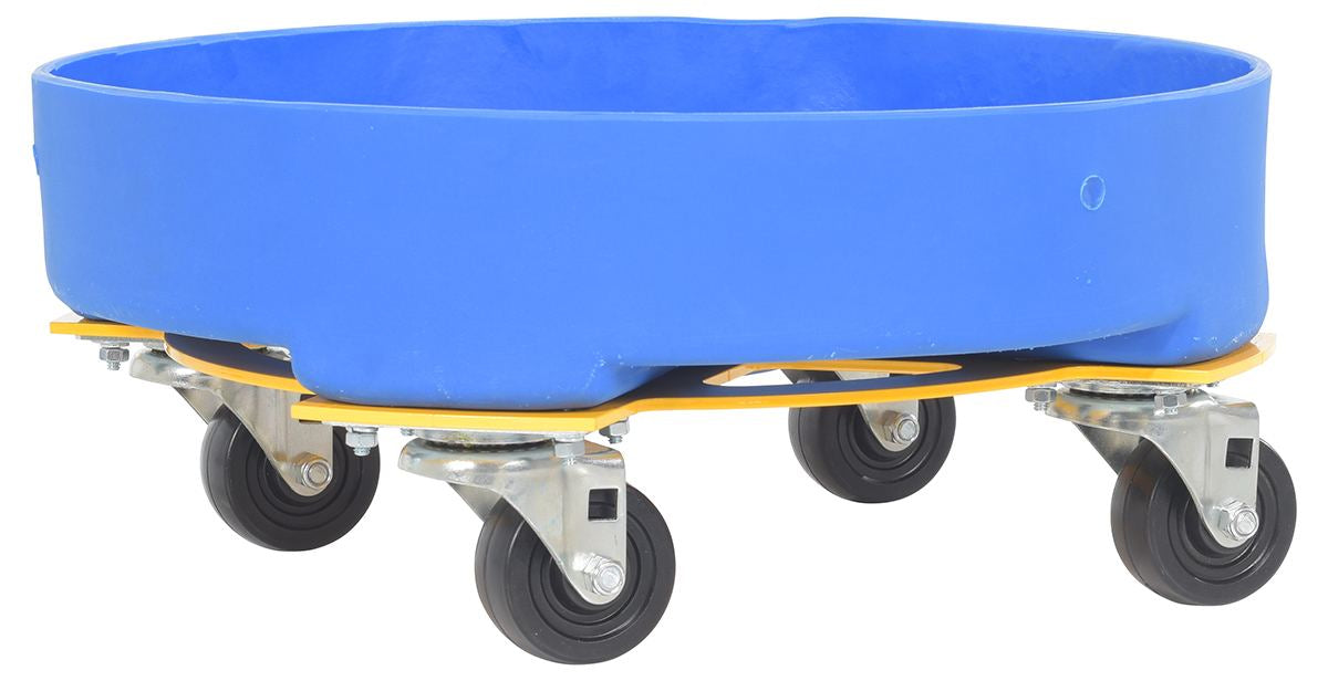 Vestil DRUM-DP-HD-30-BU polyethylene heavy duty drum dolly - view 2
