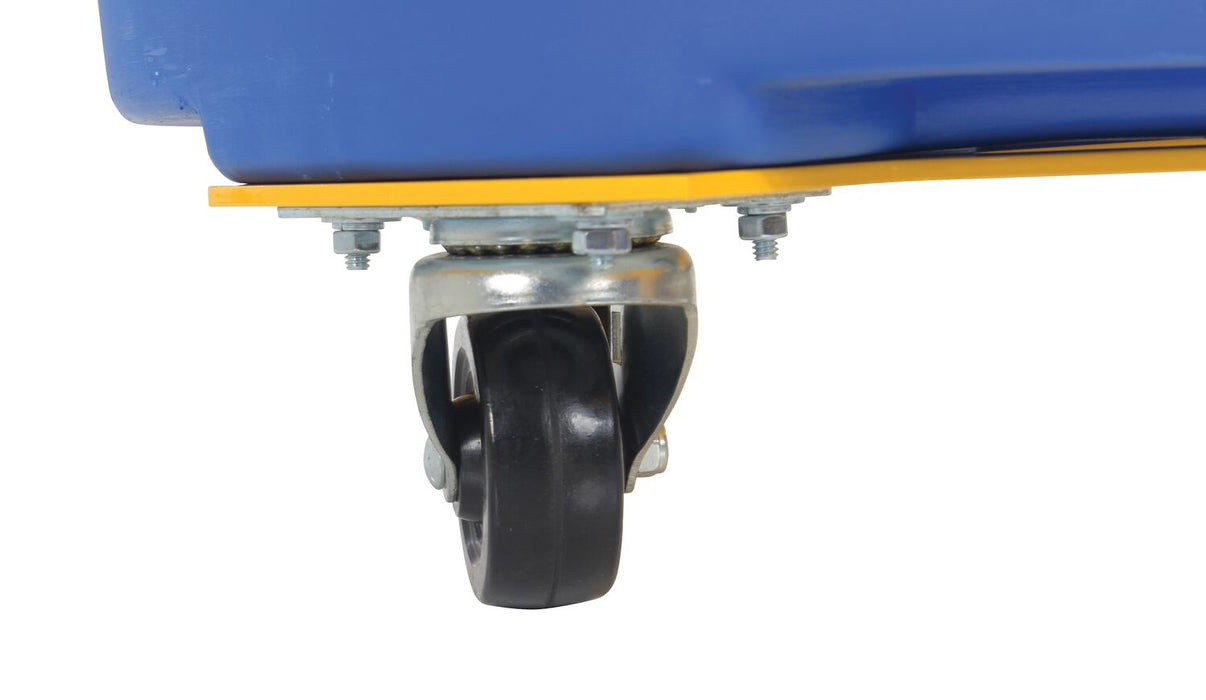 Vestil DRUM-DP-HD-55-BU polyethylene heavy duty drum dolly - view 3