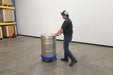 Vestil DRUM-DP-HD-55-BU polyethylene heavy duty drum dolly - view 7