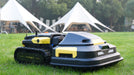 Yarbo navigating uneven terrain using smart GPS and sensor system