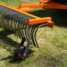 84" Landscape Rake with Bolt-On Wheels & 42 Tines 3 Point Hitch Tractor Attachment,  LR84W