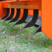 72" Box Blade Scraper with 6 Shanks 3 Point Hitch Tractor Attachment,  BB72