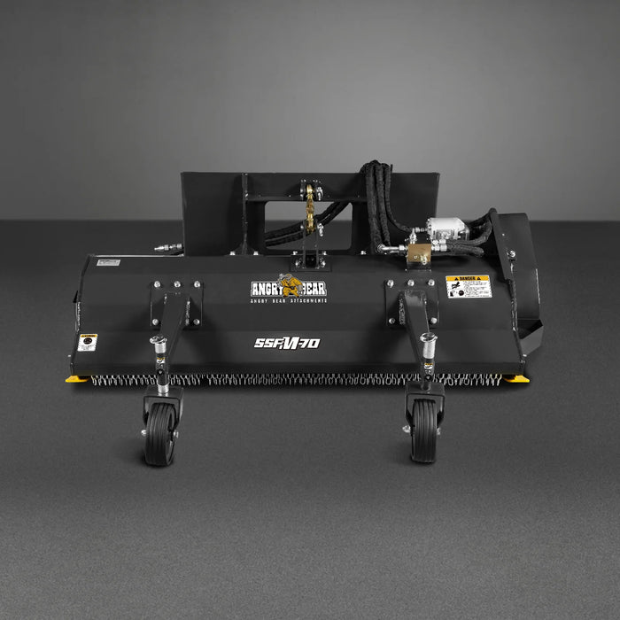 MechMaxx 68" Hydraulic Skid Steer Flail Mower Attachment,  SSFM-70