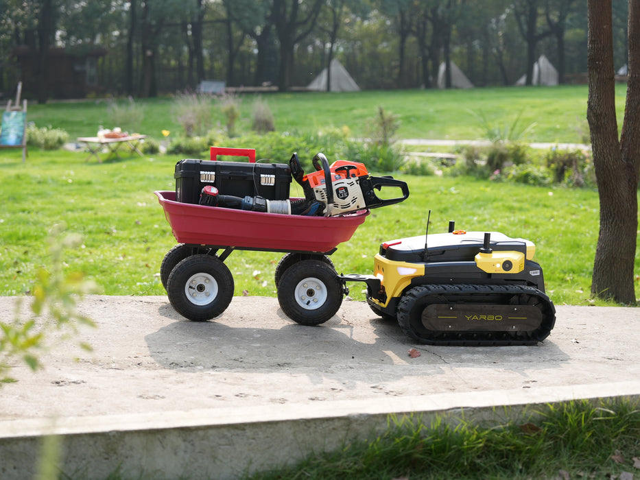 Smart robotic yard core with RTK GPS navigation