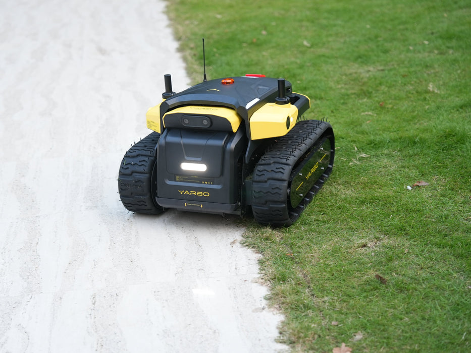 Yarbo Robotic Lawn Mower & Leaf Blower System – Autonomous Smart Yard Care Robot for Large Lawns - Installation View