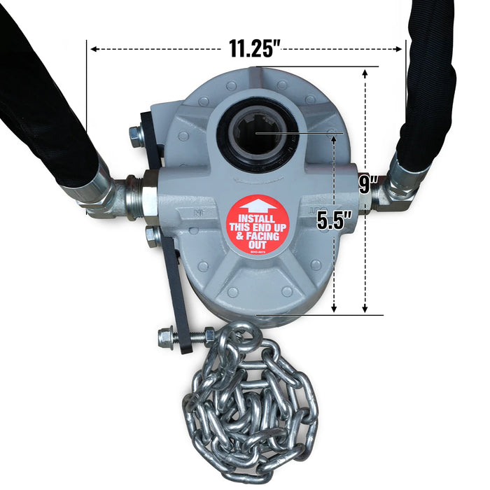 9' Tractor Backhoe Attachment with Mechanical Thumb,  15" Bucket,  ISO — view 15