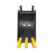 9" Backhoe Bucket without Pins, 3-Carbon Steel Teeth (for SKU: 150162, 150163, 150164, 201162, 201163, 201164)